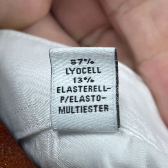 Calvin Klein White Dress Shirt XL Regular Fit Performance Stretch d0170 - Picture 3 of 6